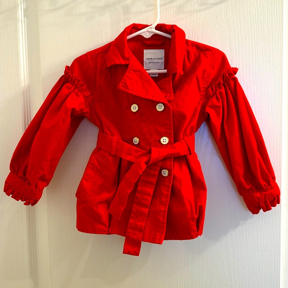 Janie and Jack SZ 2T red light weight jacket. Like new!